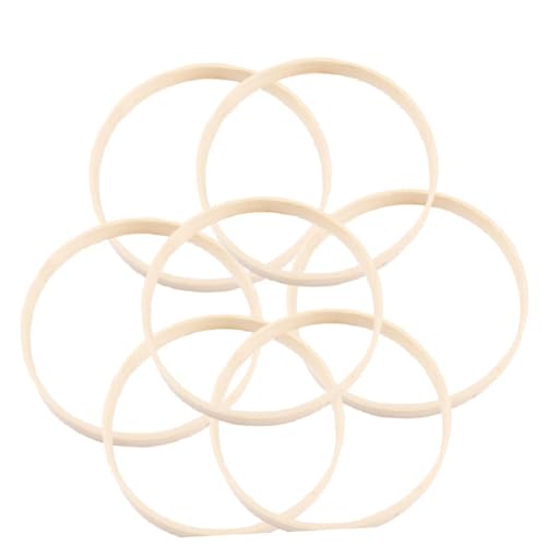 Levemolo 12 Stück Teiliges DIY Ringe Rund für Makramee Pflanzhänger Wanddeko Bastelrahmen Handgefertigte Dekoration von Levemolo