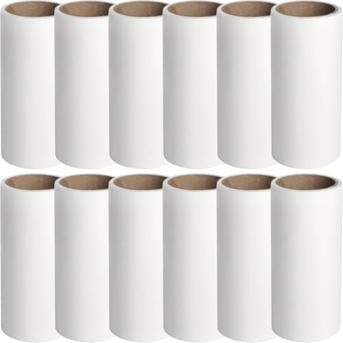 Levemolo 12 Stück Teiliges Lint Roller Multifunktionaler Fusselentferner für Kleidung Sofa und Auto Leichtes Handliches Design Schonend zu Textilien als Tierhaar Staubroller von Levemolo