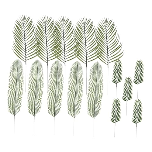 Levemolo 15 Stück Teiliges Künstliche Tropische Deko Pflanzenmix mit Palm Areca blättern für Party Hochzeit Geburtstag Fotohintergrund Wohnzimmer Wanddeko Levemolo 15 Stück Teiliges Künstliche Tropische Deko Pflanzenmix mit Palm Areca blättern für Party Hochzeit Geburtstag Fotohintergrund Wohnzimmer Wanddeko von Levemolo