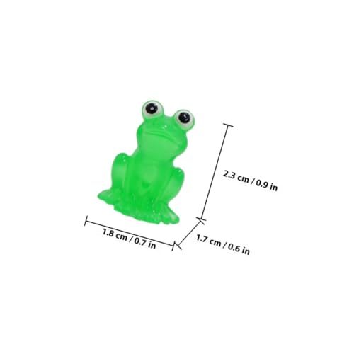Levemolo 15 Stück Teiliges Mini Frosch aus Langlebigem Resin Niedliche Miniatur Froschfiguren für Gartendeko Draußen Blumentopf und Puppenhaus Platzsparend und Wetterfest für Garten Teiche von Levemolo