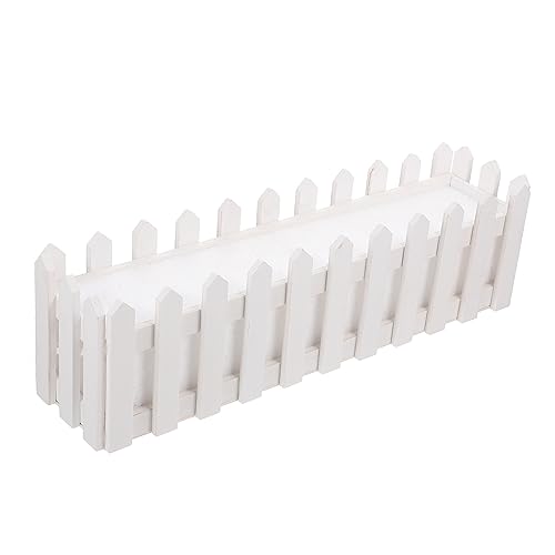 Levemolo 1stück Künstlicher Blumenkübel Mit Holzzaun-Design Dekorativer Pflanzbehälter Für Innen Und Außenbereich Und Stabil Für Kreative Arrangements Levemolo 1stück Künstlicher Blumenkübel Mit Holzzaun-Design Dekorativer Pflanzbehälter Für Innen Und Außenbereich Und Stabil Für Kreative Arrangements von Levemolo