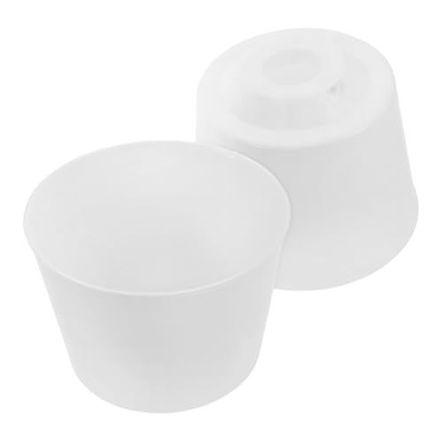 Levemolo 2 Stück Deckenventilator Abdeckkappe aus Strapazierfähigem PVC Staubdichte Schutzkappe für Ventilatorunterseite Langlebiger Ersatz für Wohn Bürogebrauch von Levemolo