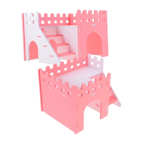 Levemolo 2 Stück Doppelstöckiges Hamsterversteck mit Leiter Kleines Kleintierhaus aus Geruchsneutralem Material Stabiles Hamsterversteck für Zwerghamster und Kleine Nagetiere Spielerisches Levemolo 2 Stück Doppelstöckiges Hamsterversteck mit Leiter Kleines Kleintierhaus aus Geruchsneutralem Material Stabiles Hamsterversteck für Zwerghamster und Kleine Nagetiere Spielerisches von Levemolo