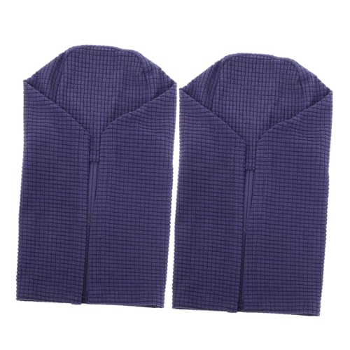 Levemolo 2 Stück Elastische Sofa-armlehnenbezüge aus Weichem Navyblau Hautfreundlich Strapazierfähig für Büro Zuhause und Geschäft Schützt Armlehnen und Verleiht Modernen Look von Levemolo