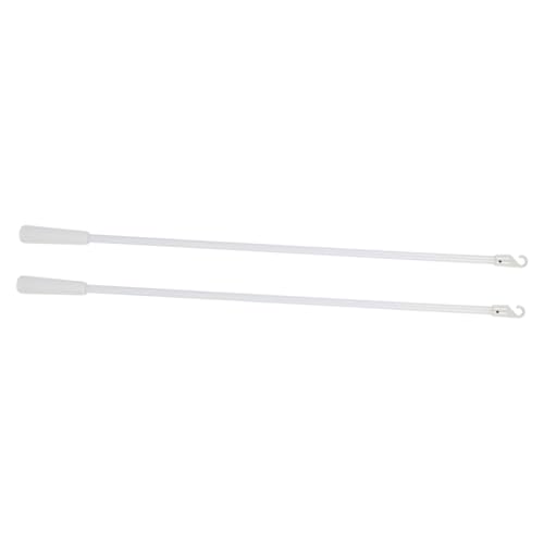 Levemolo 2 Stück Jalousie Ersatzstangen aus Robustem Fiberglas mit Haken Stabile Vorhangstangen für Einfache Bedienung Weiß ohne Werkzeug Montierbar Levemolo 2 Stück Jalousie Ersatzstangen aus Robustem Fiberglas mit Haken Stabile Vorhangstangen für Einfache Bedienung Weiß ohne Werkzeug Montierbar von Levemolo