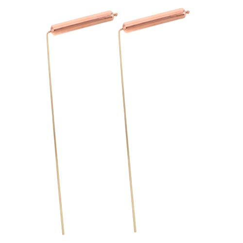 Levemolo 2 Stück Kupfer Wünschelruten Spirit Rods für Wassersuche und Goldpositionierung Präzise Schatzsuchstäbe Leicht Tragbar Multifunktional von Levemolo