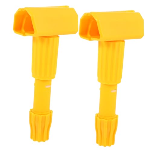 Levemolo 2 Stück Moppkopf Halter Abnehmbarer Clip für Bodenwischer Moppkopf Ersatz Praktisch Effizient für Haushalt und Trockenmopp Reinigung Levemolo 2 Stück Moppkopf Halter Abnehmbarer Clip für Bodenwischer Moppkopf Ersatz Praktisch Effizient für Haushalt und Trockenmopp Reinigung von Levemolo