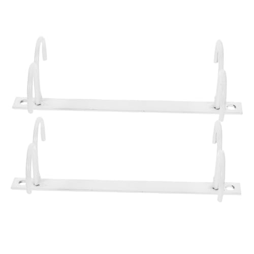 Levemolo 2 Stück Multifunktionaler Haken Becherhalter aus Robustem Metall Platzsparender Tassenorganizer für Küchenschränke Eleganter Unterbau Kaffeetassenhalter für Küche Büro und von Levemolo