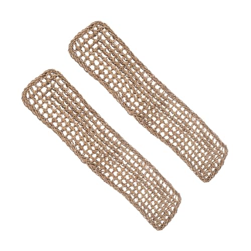 Levemolo 2 Stück Seagrass Reptilien-hängematte Natürliches Pet Bed für Bartagamen und Eidechsen Waschbare Kuscheldecke Frei von Saugnäpfen Langlebig und Aktivitätsfördernd von Levemolo