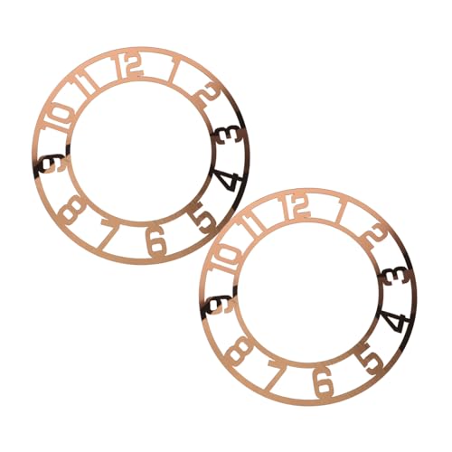 Levemolo 2 Stück Spiegel Ziffernblatt Uhr DIY Uhrzeit Anzeige mit Arabischen Zahlen für Wohnzimmer Hotel Flur Wanddeko Selbstklebend Leicht zu Montieren Levemolo 2 Stück Spiegel Ziffernblatt Uhr DIY Uhrzeit Anzeige mit Arabischen Zahlen für Wohnzimmer Hotel Flur Wanddeko Selbstklebend Leicht zu Montieren von Levemolo