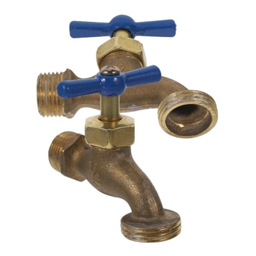 Levemolo 2 Stück Teiliges Retro Garten Wasserhahn aus Einfache Bedienung Langlebiger Außenhahn Schlauchanschluss für Gartenzubehör und Außenbereich Levemolo 2 Stück Teiliges Retro Garten Wasserhahn aus Einfache Bedienung Langlebiger Außenhahn Schlauchanschluss für Gartenzubehör und Außenbereich von Levemolo