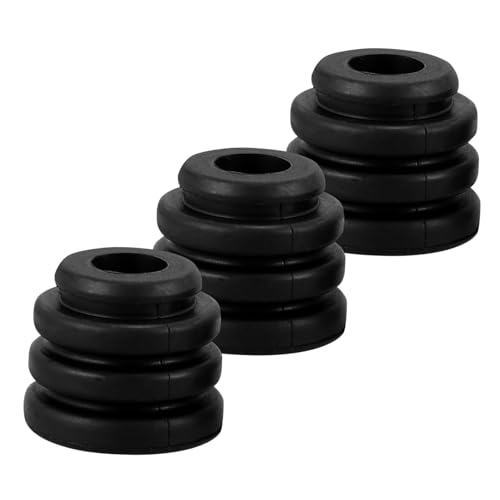 Levemolo 3 Stück Air Conditioner Compressor Gummipads Anti-vibrationsmatten Stoßdämpfer Rutschfest Wetterbeständig für Klimaanlagen Außenbereich von Levemolo