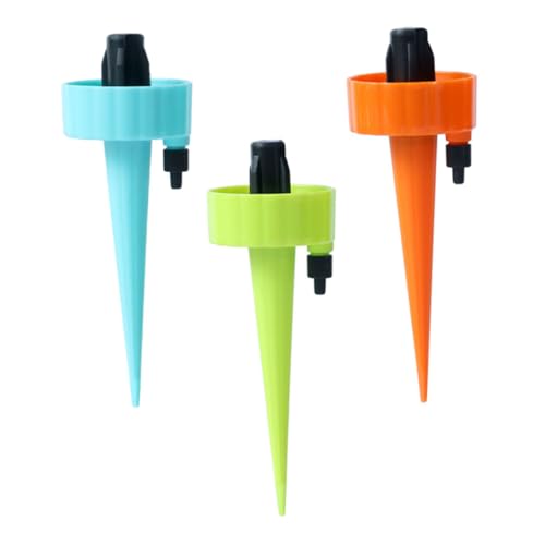 Levemolo 3 Stück Automatisches Tropfbewässerungs Teilig mit Langsamer Wasserabgabe Selbstbewässernder Pflanzstab für Topfpflanzen Garten und Balkon Einfache Installation Kunststoff für von Levemolo