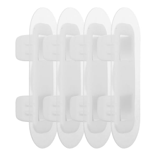 Levemolo 4 Stück Selbstklebende Pvc-rohrhalterungen, Ablaufschlauchschellen Für Den Heimgebrauch, Waschmaschine Und Waschküche, 3 Mm Durchmesser Rohr von Levemolo