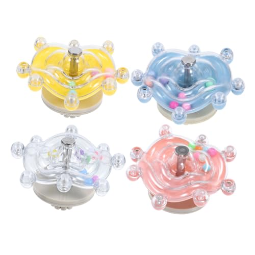 Levemolo 4 Stück Teiliges Interaktives Papagei Kauspielzeug Sternförmiges Drehbares Spielrad mit Glocke Langlebig und Sensorisch Bereichernd für Sittiche und Wellensittiche im Käfig von Levemolo