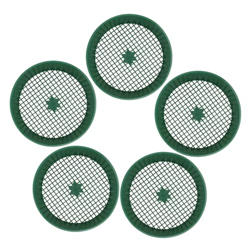 Levemolo 5 Stück Teiliges Gartensieb aus Grünem Kunststoff Leichtes Langlebiges Bodensieb mit Stabilem Netz für Effektives Filtern von Erde Kompost Kies und Pflanzmaterialien Tragbar und Levemolo 5 Stück Teiliges Gartensieb aus Grünem Kunststoff Leichtes Langlebiges Bodensieb mit Stabilem Netz für Effektives Filtern von Erde Kompost Kies und Pflanzmaterialien Tragbar und von Levemolo