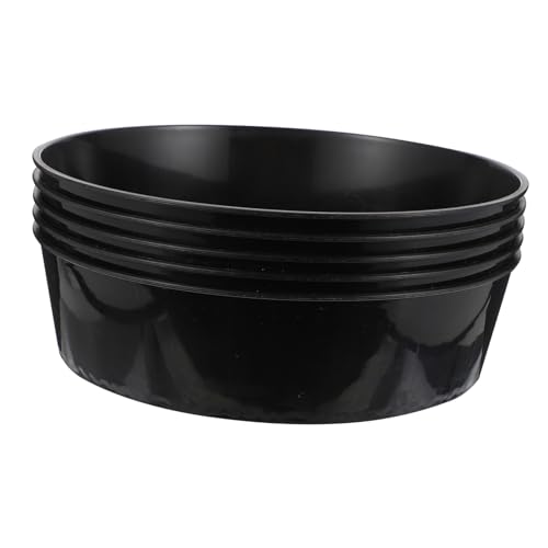 Levemolo 5 Stück Teiliges Gartensieb aus Langlebigem Recyceltem Kunststoff Leichtes Bodensieb für Erde Sand und Kompost Praktisches Filtersieb für Gartenarbeit und Pflanzensubstrate Schwarz von Levemolo