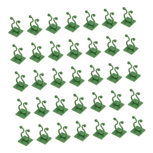 Levemolo 50 Stück Pflanzenhalter Clips Grün Selbstklebende Rankhilfe für Kletterpflanzen Praktische Wandbefestigung für Zimmer und Gartenpflanzen Einfache Befestigung ohne Werkzeug Robust Levemolo 50 Stück Pflanzenhalter Clips Grün Selbstklebende Rankhilfe für Kletterpflanzen Praktische Wandbefestigung für Zimmer und Gartenpflanzen Einfache Befestigung ohne Werkzeug Robust von Levemolo