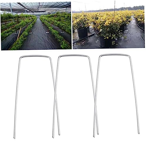 Levemolo 50 Stück U Förmige Verzinkte Erdanker Rostfreie Bodenheringe für Garten Zelt Landschaftsbau Stabile Metall Befestigungsnägel Levemolo 50 Stück U Förmige Verzinkte Erdanker Rostfreie Bodenheringe für Garten Zelt Landschaftsbau Stabile Metall Befestigungsnägel von Levemolo