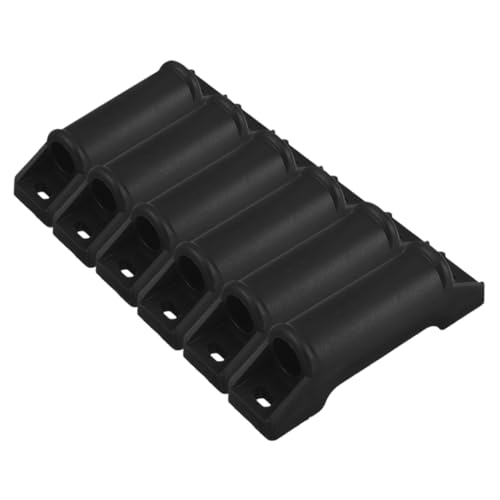Levemolo 6 Stück E-Sports-Vorsitzender Schieberegler bürostuhl Ersetzbare Stuhlpedalschieber Stuhlbeinreparatur Stuhl FOODREST Slider Hausstuhl Footreest Slider Stuhlteile pp Schwarz von Levemolo
