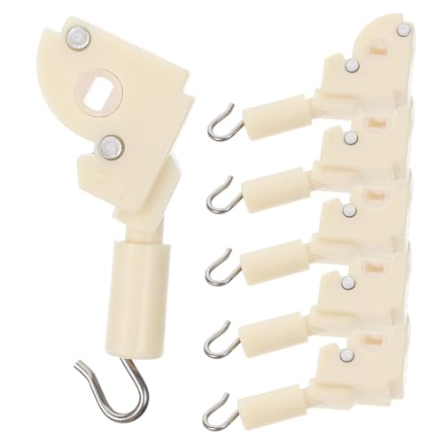 Levemolo 6 Stück Jalousie-neigungsstab Haken Ersatzteile für Horizontale Fensterrollos Einfache Installation Kompatibel mit Blind Wand Steuerung Farblich Abgestimmte Beige Wandtilter-Haken Levemolo 6 Stück Jalousie-neigungsstab Haken Ersatzteile für Horizontale Fensterrollos Einfache Installation Kompatibel mit Blind Wand Steuerung Farblich Abgestimmte Beige Wandtilter-Haken von Levemolo