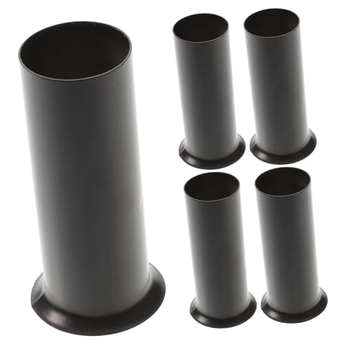 Levemolo 6 Stück Metall Kronleuchter Sockelabdeckungen Kerzenhülsen Schwarz Lampenfassung Schutz für Kristallleuchten Einfache Montage Langlebig Levemolo 6 Stück Metall Kronleuchter Sockelabdeckungen Kerzenhülsen Schwarz Lampenfassung Schutz für Kristallleuchten Einfache Montage Langlebig von Levemolo