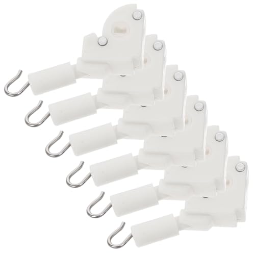Levemolo 6 Stück Teiliges Ersatz Wand Kipphaken für Horizontale Jalousien Stabile und Praktische Blind Tilt Hook Replacement Einfache Installation Passend für Verschiedene Vorhänge und von Levemolo