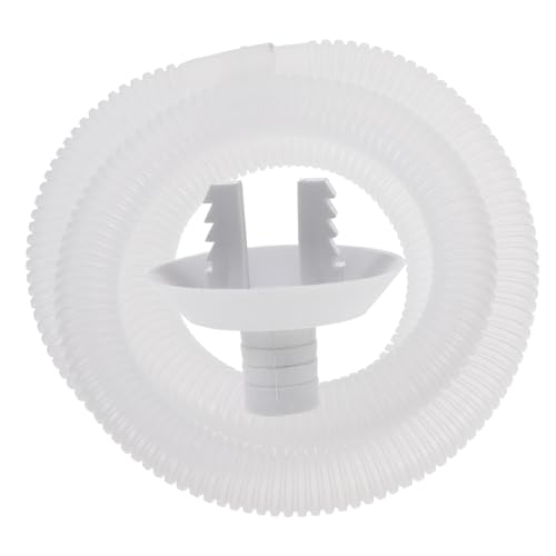 Levemolo Ablaufschlauch für Klimaanlage mit Winkelverbinder und Transparentem Vinylschlauch Kompatibel mit Split Fenstergeräten Wasserdichtes Drainagezubehör mit Dichtungsring von Levemolo
