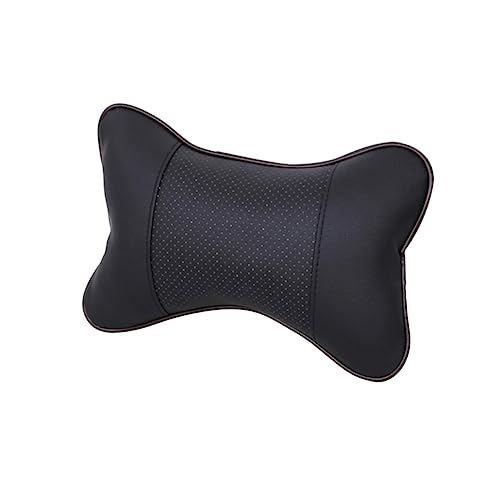 Levemolo Atmungsaktives Auto Nackenkissen Ergonomisches Nackenstützkissen mit Perforiertem Bezug Bequemer Hals und Kopfstütze für Entspanntes Fahren Schwarz Kompakt und Formstabil für von Levemolo