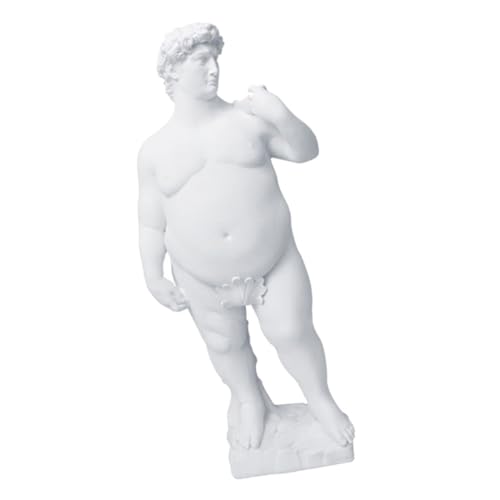 Levemolo David Statue Resin Skulptur für Zuhause Kleine Dekorative Desktop Figur Kunst Skulptur für Wohnzimmer Büro Tischdeko von Levemolo