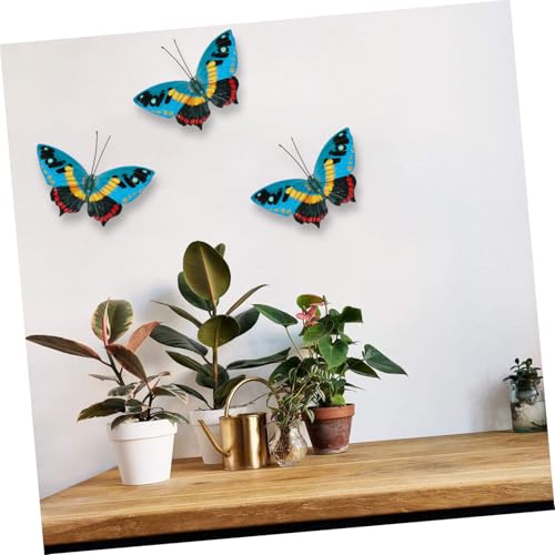 Levemolo Eisenkunst Schmetterling Wanddeko Wandbild Garten Wohnzimmer Deko Kunsthandwerk für Innen und Außen Levemolo Eisenkunst Schmetterling Wanddeko Wandbild Garten Wohnzimmer Deko Kunsthandwerk für Innen und Außen von Levemolo
