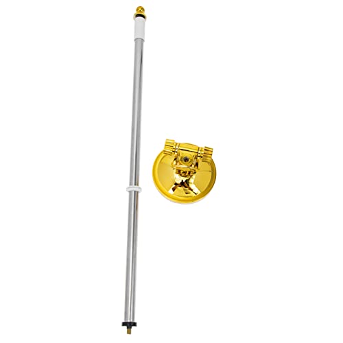 Levemolo Fahnenhalter Saugnapf Flaggenhalterung Fahnenmast Halterung Auto Fenster Befestigung Stark Wind und Wetterfest Sicherer Halt ohne Bohren für Team und Nationalflaggen von Levemolo