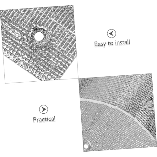 Levemolo Fenster Isolierfolie mit Saugnapf Selbstklebend Doppelseitige Aluminiumfolie Hitze und Uv Blockierend Reflektierende Sonnenschutzfolie Sichtschutz für Zuhause und Büro Levemolo Fenster Isolierfolie mit Saugnapf Selbstklebend Doppelseitige Aluminiumfolie Hitze und Uv Blockierend Reflektierende Sonnenschutzfolie Sichtschutz für Zuhause und Büro von Levemolo