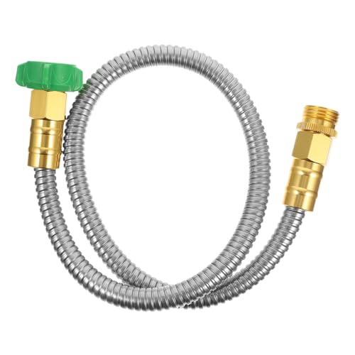 Levemolo Flexible Edelstahl Gartenschlauch Verbinder Wasserschlauch Anschluss Rostfrei mit Dichtung für Gartenbewässerung Camping und Fahrzeugwäsche von Levemolo