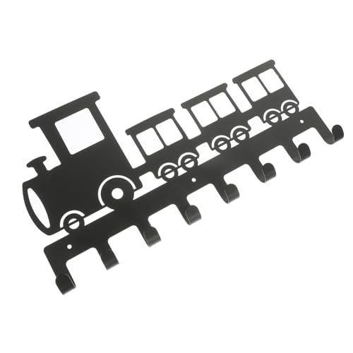 Levemolo Hängender Kleiderhaken Design Eines Kleinen Zuges Fach Wandhaken Für Aufbewahrung Von Kleidung Hüten Und Schlüsseln Für Flur Küche Und Badezimmer von Levemolo
