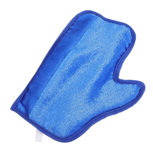 Levemolo Haustierhaarreiniger Katze waschen Handschuhe Reinigungshandschuh für Tierhaare Elektrostatische Handschuhe Haustierhaarentfernung Handschuh zum Enthaaren von Haustieren Stoff Blau von Levemolo