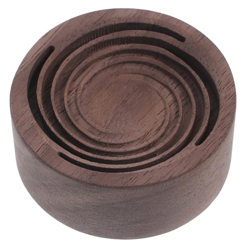 Levemolo Holz-diffusor für Ätherische Öle Rund Natürliche Aromatherapie Duftspender Langlebig und Dekorativ für Zuhause Auto Büro Einfache Anwendung Stilvolles Design Langanhaltender Duft von Levemolo