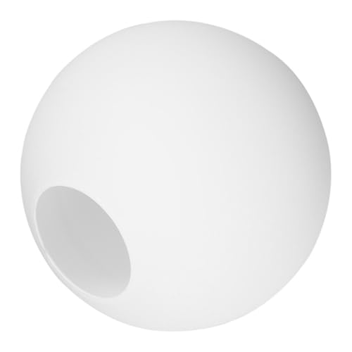 Levemolo Milchglas Lampenschirm Ø Frosted Glas Glaskugel Lampenschirm Ersatz für Deckenleuchte Pendelleuchte Warmes Licht Wohnzimmer Büro Bar von Levemolo