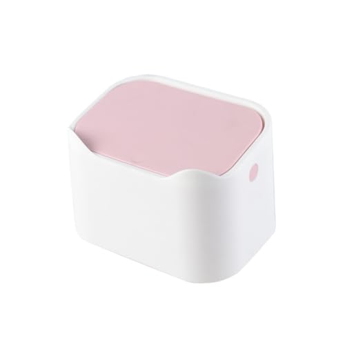 Levemolo Mini Desktop Mülleimer aus Kunststoff Kompakter Haushalts Abfallbehälter mit Flip Deckel gegen Gerüche Vielseitig Nutzbar als Papierkorb Schlüssel oder Taschentuchhalter für Büro Levemolo Mini Desktop Mülleimer aus Kunststoff Kompakter Haushalts Abfallbehälter mit Flip Deckel gegen Gerüche Vielseitig Nutzbar als Papierkorb Schlüssel oder Taschentuchhalter für Büro von Levemolo