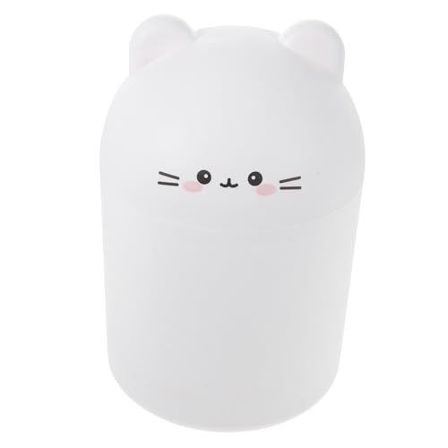 Levemolo Mini Tischmülleimer Cartoon Bär Schöner Schreibtisch Organizer Leicht Tragbar Robust Für Büro Zuhause Wohnzimmer Schlafzimmer Levemolo Mini Tischmülleimer Cartoon Bär Schöner Schreibtisch Organizer Leicht Tragbar Robust Für Büro Zuhause Wohnzimmer Schlafzimmer von Levemolo