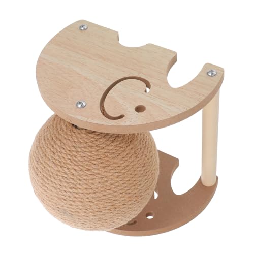 Levemolo Natürlicher Sisal Kratzball für Katzen mit Stabilem Ständer Interaktives Katzenspielzeug für Kätzchen Kleine Haustiere Fördert Bewegung und Krallenpflege und Sicher Levemolo Natürlicher Sisal Kratzball für Katzen mit Stabilem Ständer Interaktives Katzenspielzeug für Kätzchen Kleine Haustiere Fördert Bewegung und Krallenpflege und Sicher von Levemolo
