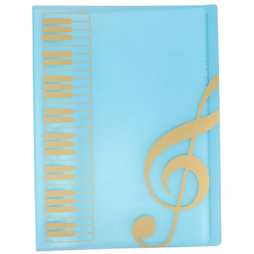 Levemolo Notenmappe Musikordner mit Seiten Leichter und Tragbarer Musiknoten-ordner für Klavier Chor und Band Vielseitiger Notenhalter zum Aufbewahren und Organisieren von Partituren von Levemolo