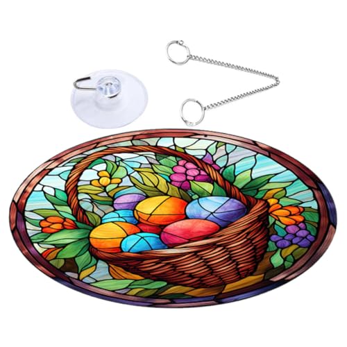 Levemolo Osterdeko Hängend Doppelseitiger Hase Aus Acryl Für Fenster Und Veranda Inklusive Eisenkette Und Saugnapf-Haken Für Drinnen Und Draußen Elegante Osterdekoration Levemolo Osterdeko Hängend Doppelseitiger Hase Aus Acryl Für Fenster Und Veranda Inklusive Eisenkette Und Saugnapf-Haken Für Drinnen Und Draußen Elegante Osterdekoration von Levemolo