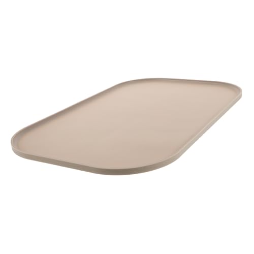 Levemolo Pet Feeding Mat Rutsch Futtermatte für Hunde und Katzen Beige mit Erhöhtem Schmutzabweisend und Leicht zu Reinigen für Futter und Wassernäpfe Levemolo Pet Feeding Mat Rutsch Futtermatte für Hunde und Katzen Beige mit Erhöhtem Schmutzabweisend und Leicht zu Reinigen für Futter und Wassernäpfe von Levemolo