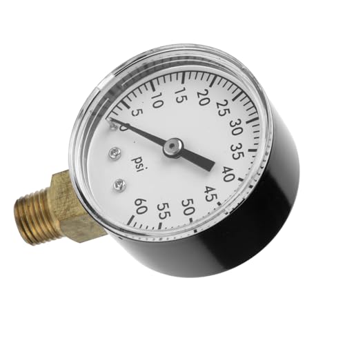 Levemolo Pool Druckmessgerät für Wasserfilter Langlebiges Manometer Präzises Psi Messgerät mit Npt Anschluss Geeignet für Pools Sprudelbäder Aquarien und Wassersysteme Levemolo Pool Druckmessgerät für Wasserfilter Langlebiges Manometer Präzises Psi Messgerät mit Npt Anschluss Geeignet für Pools Sprudelbäder Aquarien und Wassersysteme von Levemolo