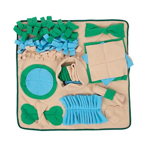 Levemolo Schnüffelmatte für Hunde und Katzen Kreatives Futterspielzeug Langsames Füttern gegen Schlucken Interaktives Trainingspad Rutschfester Futtermatte für Gesunde Verdauung von Levemolo