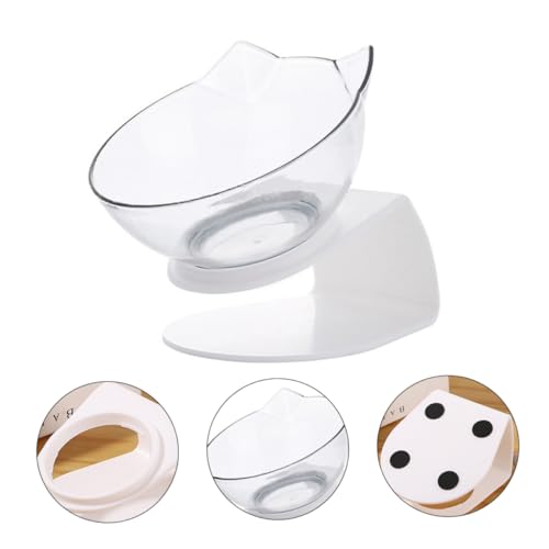 Levemolo Transparenter Pet Futternapf mit Ständer rutschfest und Erhöht Katzennapf für Sauberes Trinken und Fressen Geeignet für Katzen Hunde und Haustiere Langlebig und Pflegeleicht Levemolo Transparenter Pet Futternapf mit Ständer rutschfest und Erhöht Katzennapf für Sauberes Trinken und Fressen Geeignet für Katzen Hunde und Haustiere Langlebig und Pflegeleicht von Levemolo