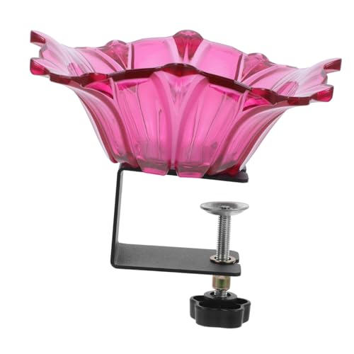 Levemolo Vielseitiges Vogelbad mit Klemme für Außenbereich Kompakte Vogeltränke und Futterstation Stabiler Vogelbad und Futterbehälter für Garten Balkon und Terrasse Rosa Levemolo Vielseitiges Vogelbad mit Klemme für Außenbereich Kompakte Vogeltränke und Futterstation Stabiler Vogelbad und Futterbehälter für Garten Balkon und Terrasse Rosa von Levemolo