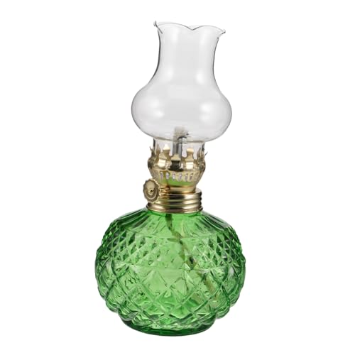 Levemolo Vintage Petroleumlampe mit Einstellbarem Docht Grüne Glas öllampe für Wohnzimmer und Schlafzimmer Dekorative Kerosinlampe als Notlicht und Stimmungsvolles Nachtlicht für Zuhause Levemolo Vintage Petroleumlampe mit Einstellbarem Docht Grüne Glas öllampe für Wohnzimmer und Schlafzimmer Dekorative Kerosinlampe als Notlicht und Stimmungsvolles Nachtlicht für Zuhause von Levemolo