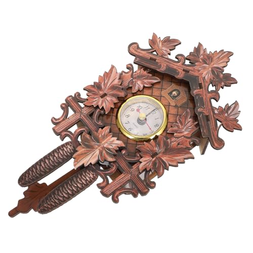Levemolo Vintage Wanduhr Retro Stil mit Filigranen Verzierungen Dekorative Große Uhr Wand für Wohnzimmer Schlafzimmer Geräuschloses Uhrwerk Hauswanddekoration und von Levemolo